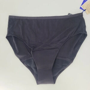 NEW Speaks by thinx black absorbent underwear bladder leaks french cut 5XL